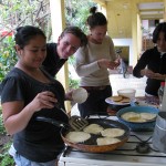 Guatemala Cooking Class - Making Tostadas at Atitlan Spanish School Jardin de America